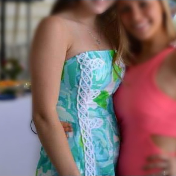 Lilly Pulitzer ‘Tansy’ Print Strapless Dress - Picture 4 of 5